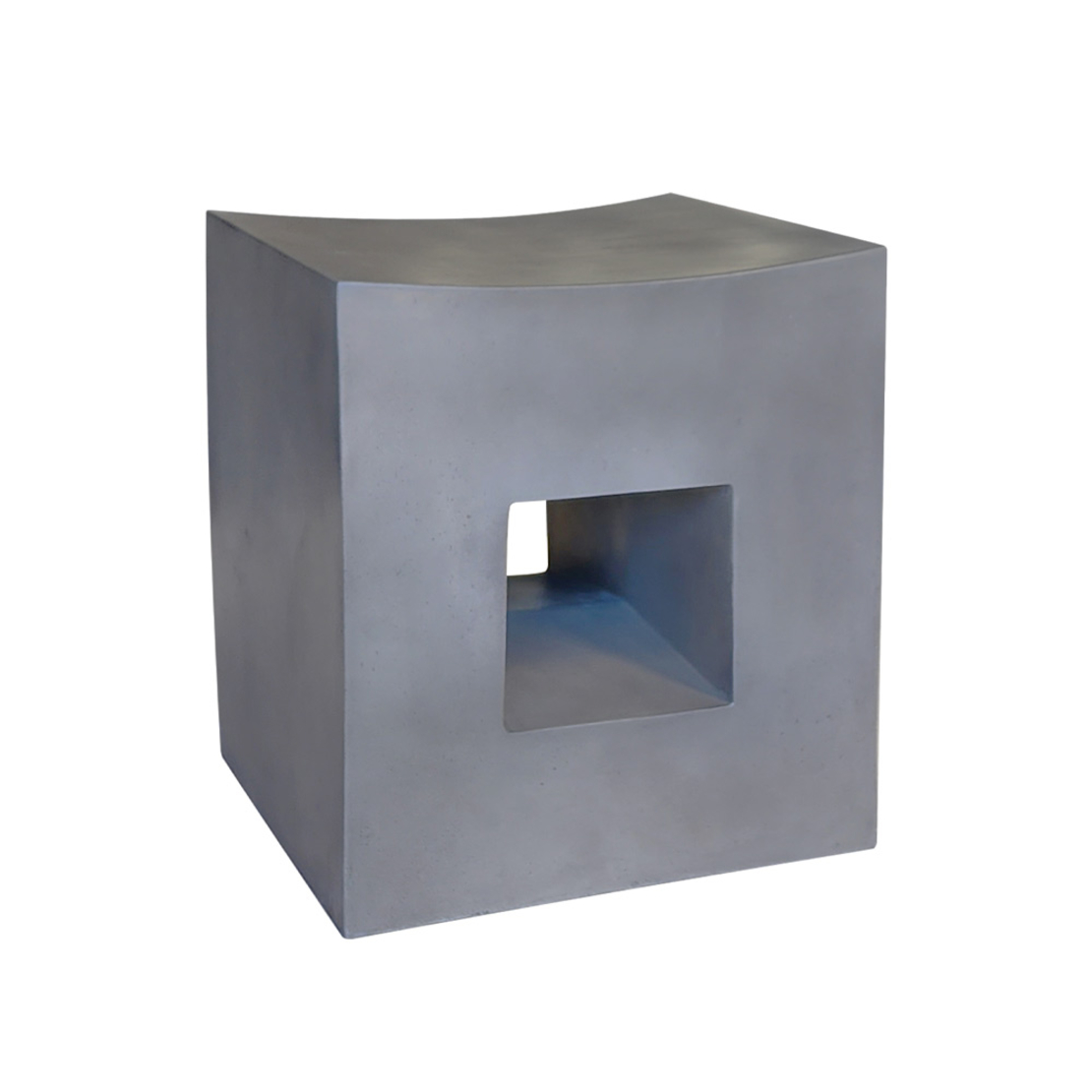 SQUARE STOOL CEMENT CEMENT 43x40xH45cm VN