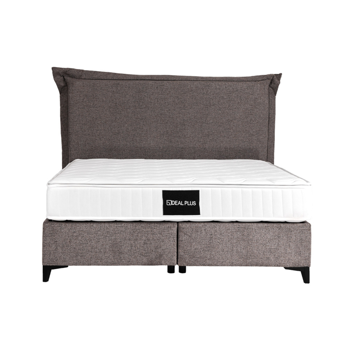 LONGWAVE BED WITH STORAGE (FOR MATTRESS 160x200cm) FABRIC GREY 34-900 E1 TR