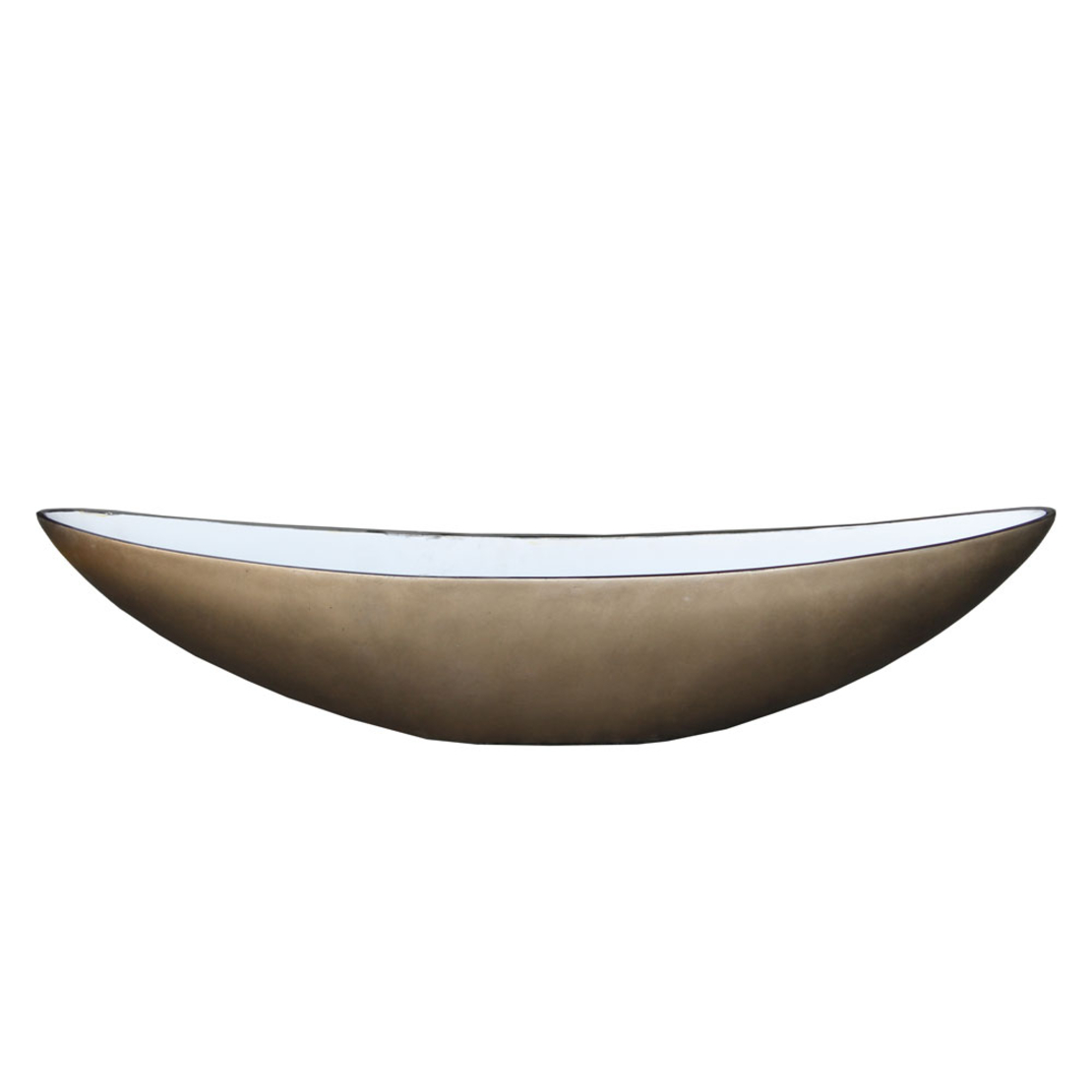 AMBROSIA BOWL ARTIFICIAL STONE BRASS ANTIQUE 90x18