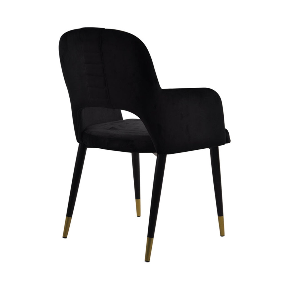 GALA 2 CHAIR FABRIC BLACK METAL BLACK E1 PRC