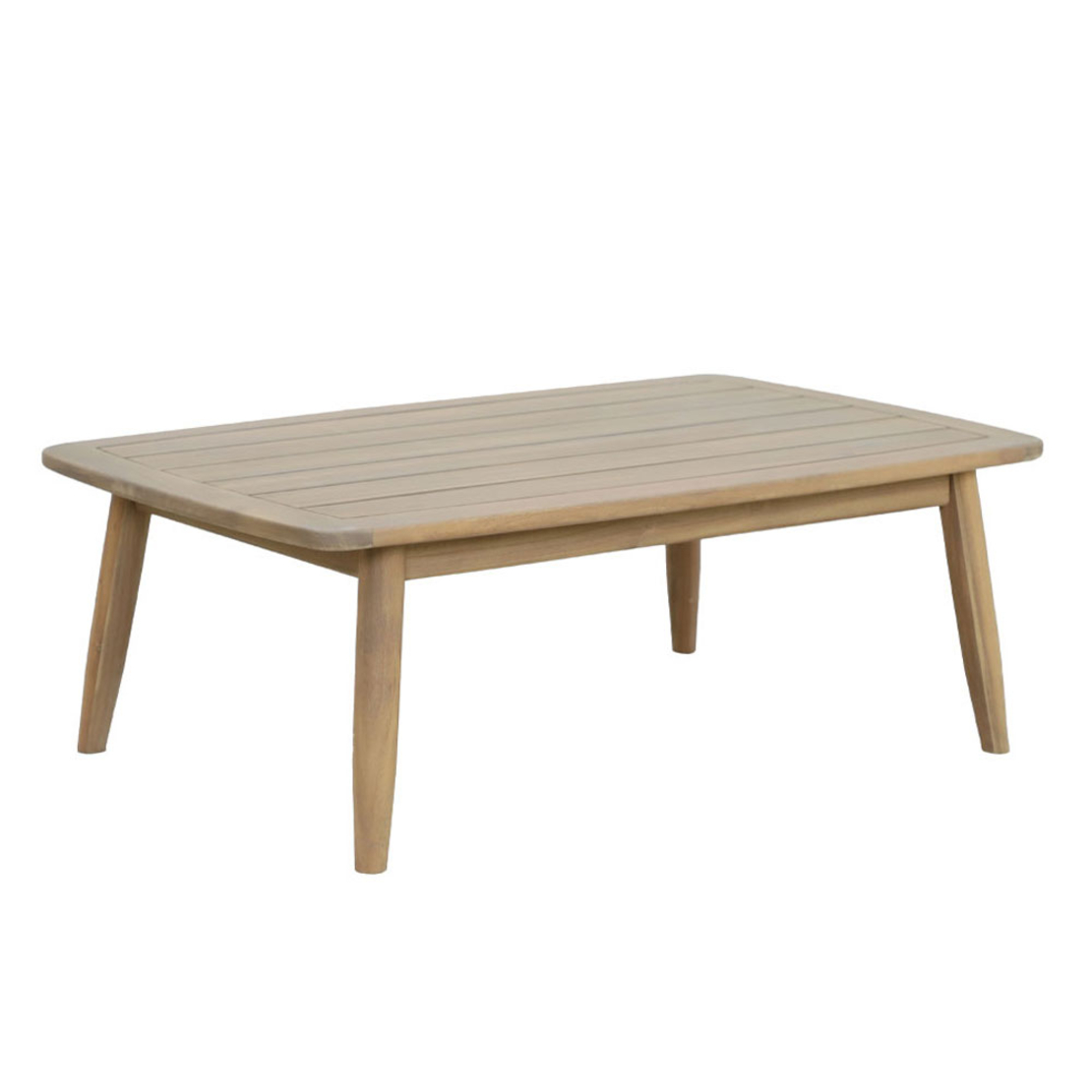 CORDA LOUNGE SET 1+2+1 WOOD ACACIA NATURAL WHITE V