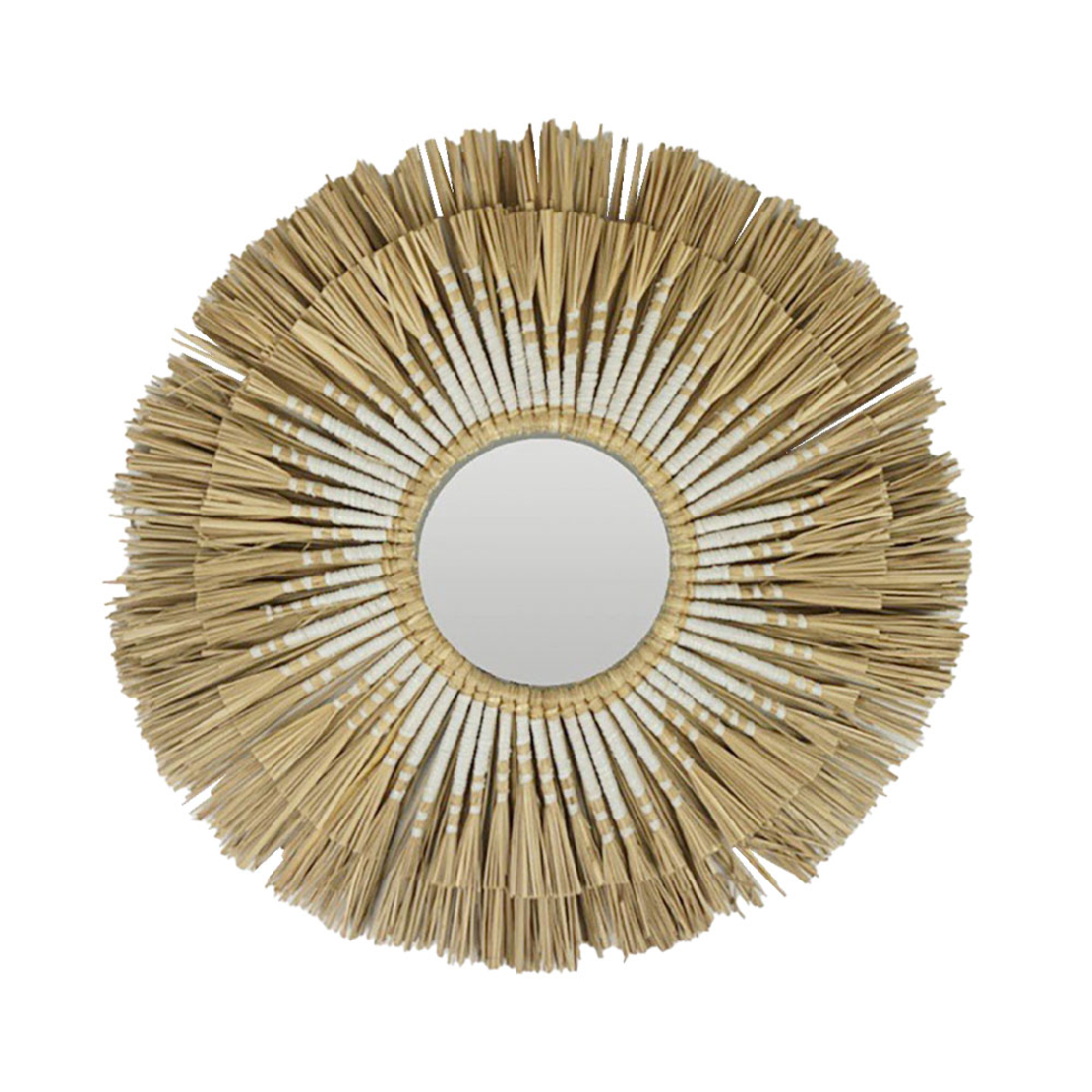SIFNOS MIRROR SEAGRASS NATURAL 63x63cm VN