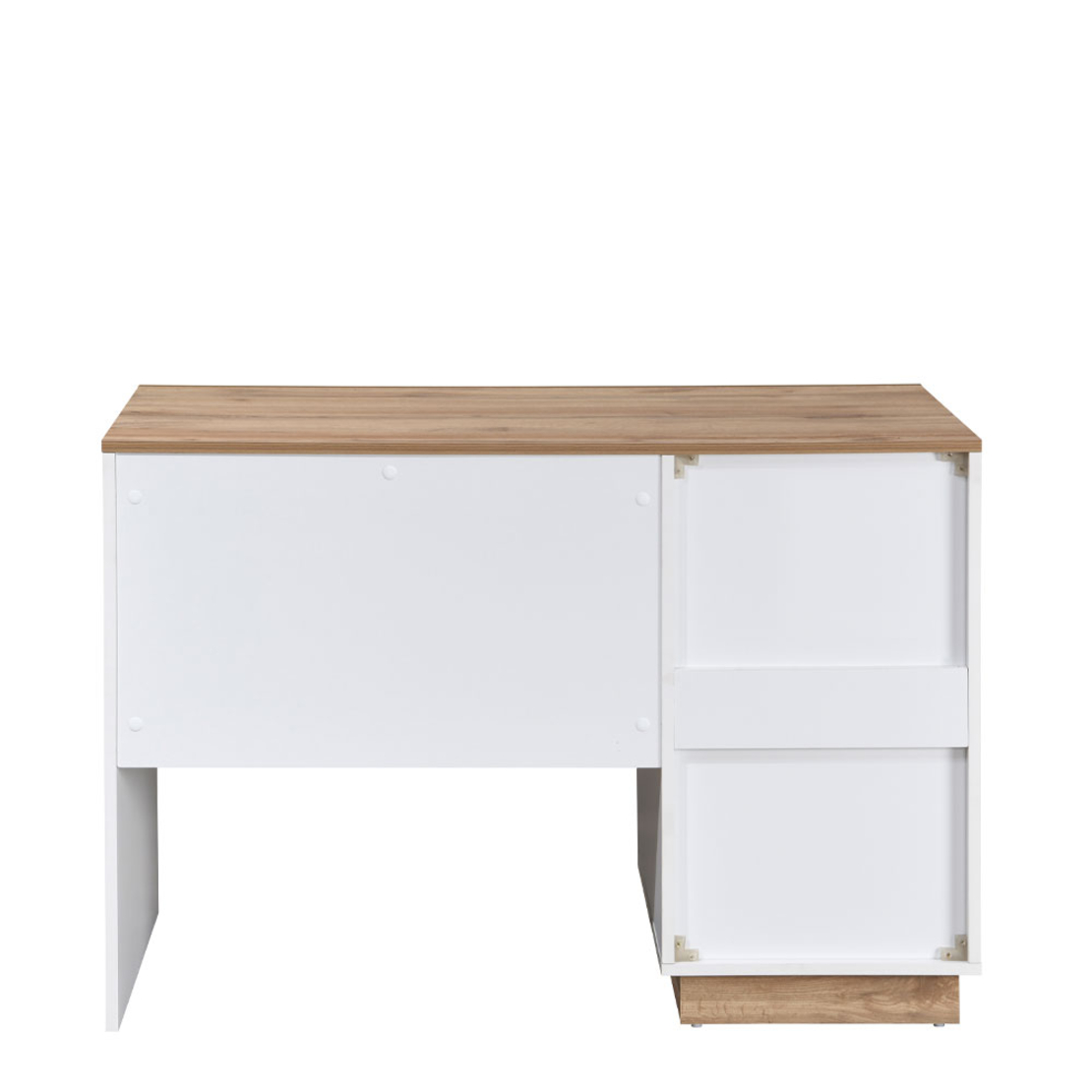 CASA DESK 3DRAWERS CHIPBOARD WITH MELAMINE CARTA WHITE NATURAL 110x50x76 E1 MY