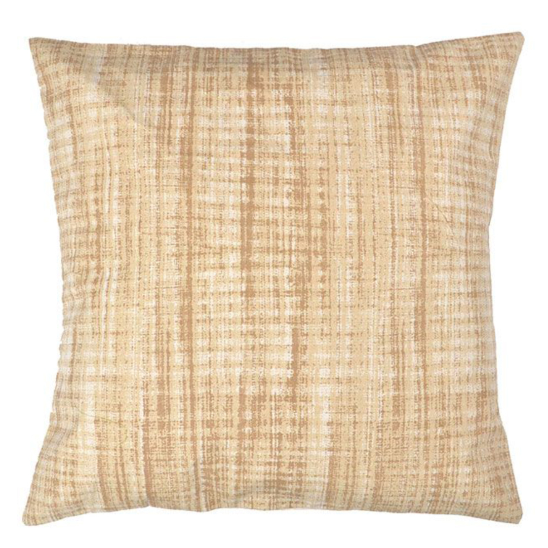 FLOW DECOR CUSHION COTTON BEIGE 60x60cm IN