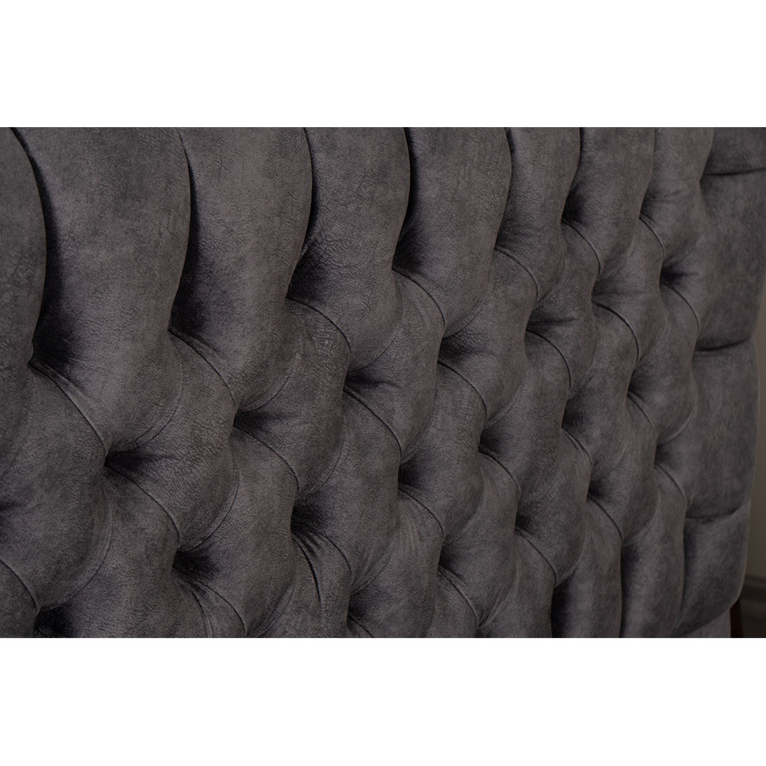 CHESTER BED WITH STORAGE (FOR MATTRESS 160x200cm) CHENILLE GREY 26-936 E1 TR