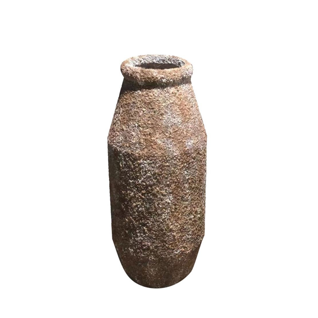 FOLEGANDROS PLANTER FLOOR BEIGE BROWN 41x41xH92cm
