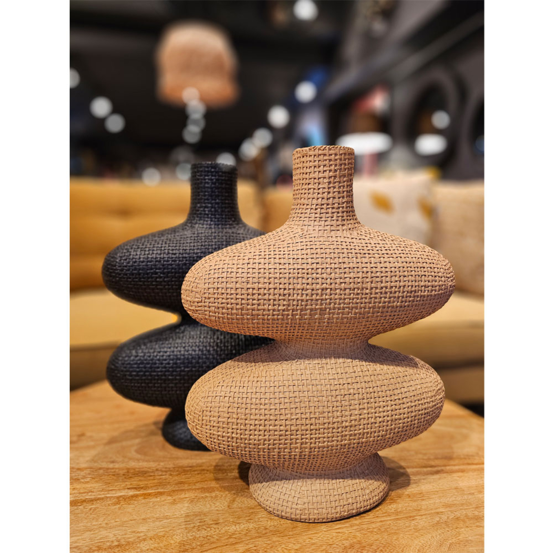 RANDI VASE POLYRESIN TERRACOTTA 31,5x14,5xH39cm PR