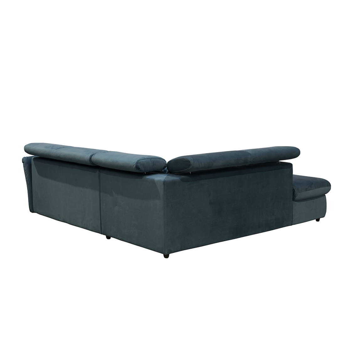 MONSERAT SOFA BED CORNER LEFT EASY CLEAN FABRIC PETROL E1 EU