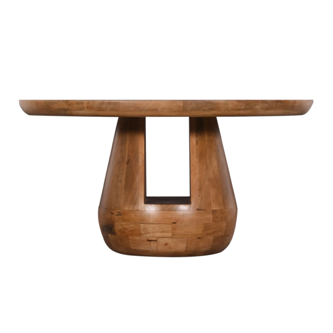 GATE COFFEE TABLE WOOD MANGO NATURAL 80x80xH40cm IN
