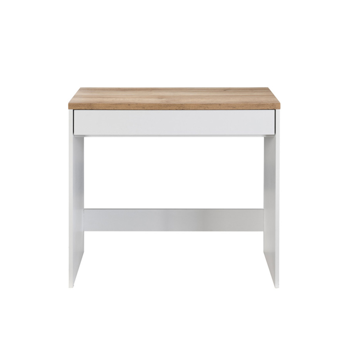 PRACTICO DESK 1DRAWER CHIPBOARD WITH MELAMINE CARTA WHITE NATURAL 80x40xH76cm E1 MY
