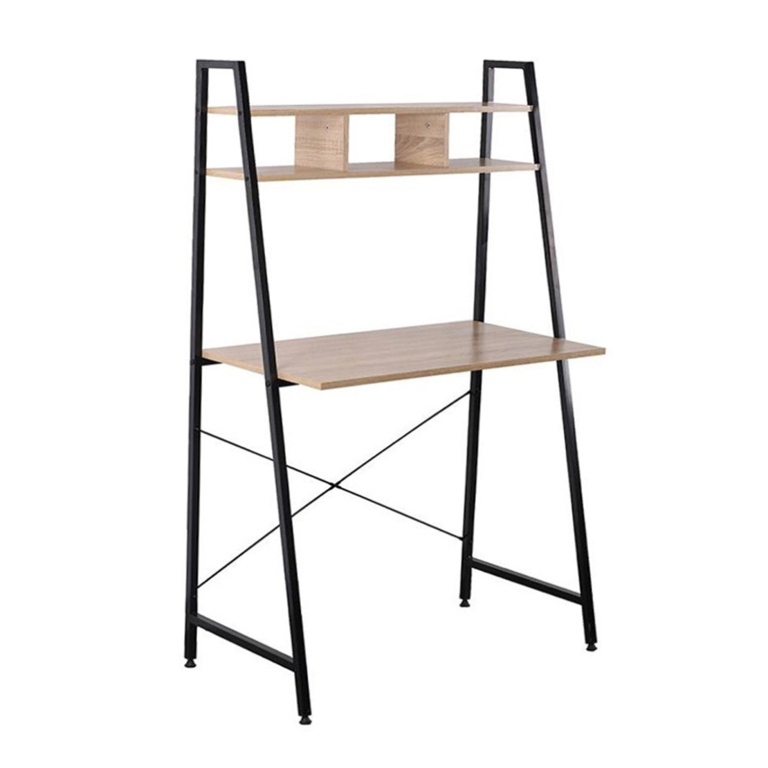 EIFFEL DESK CHIPBOARD WITH MELAMINE SONOMA BLACK 84x46xH142cm E1 PRC