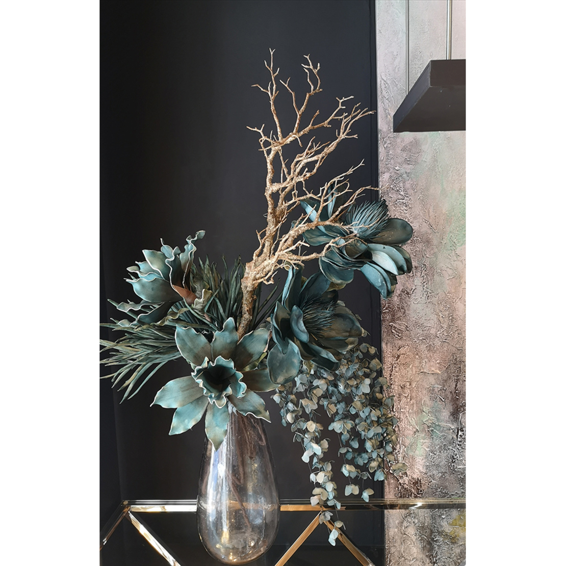 ESMERALD 3 ARTIFICIAL FLOWER EVA FOAM EMERALD H85c