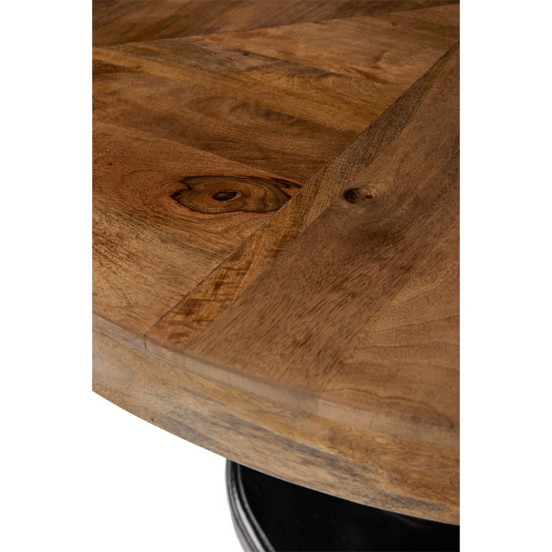 MAGNOLIA TABLE WOOD MANGO NATURAL BLACK IN