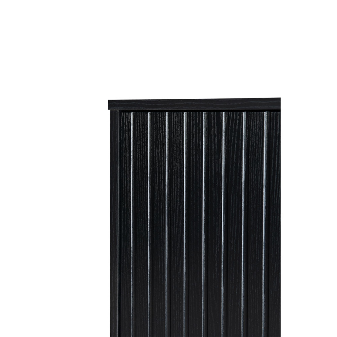 KIMONO SIDEBOARD MELAMINE BLACK METAL 157,5x39xH83cm E1 PRC