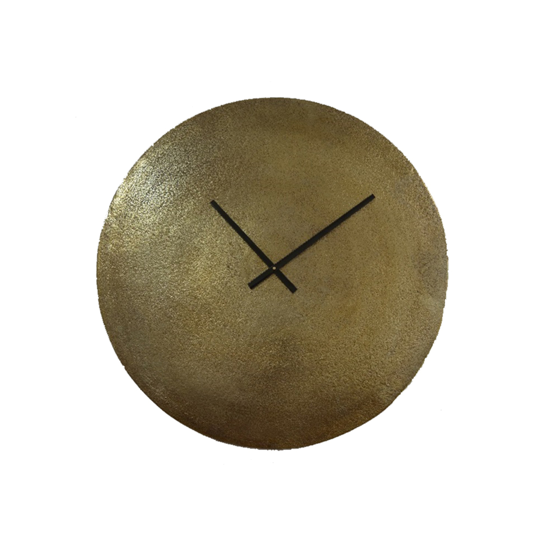 SCUDO CLOCK WALL ALUMINIUM BRASS D74xH1cm IN