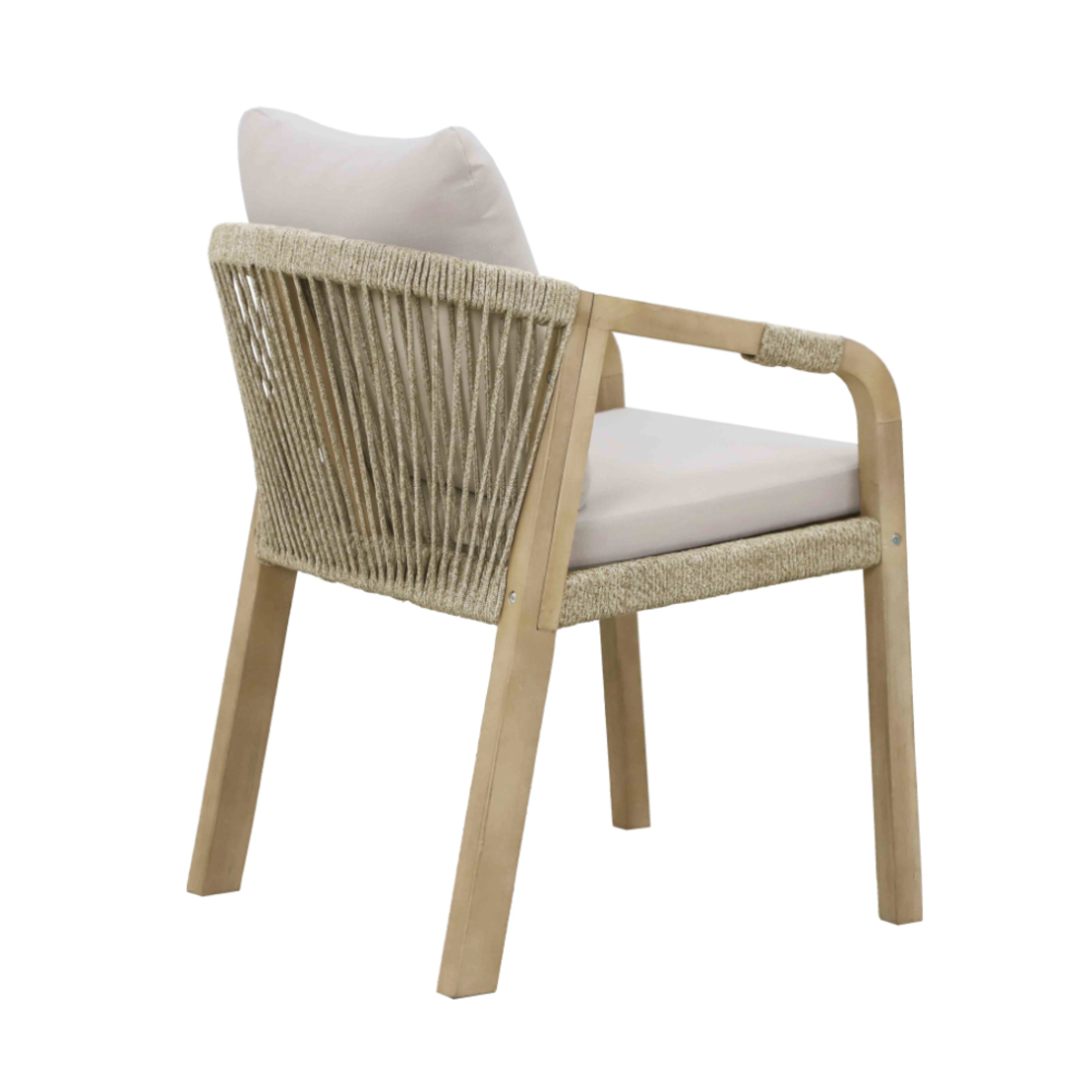 TERRAZZO CHAIR WOOD ACACIA BEIGE 66x55xH75cm VN