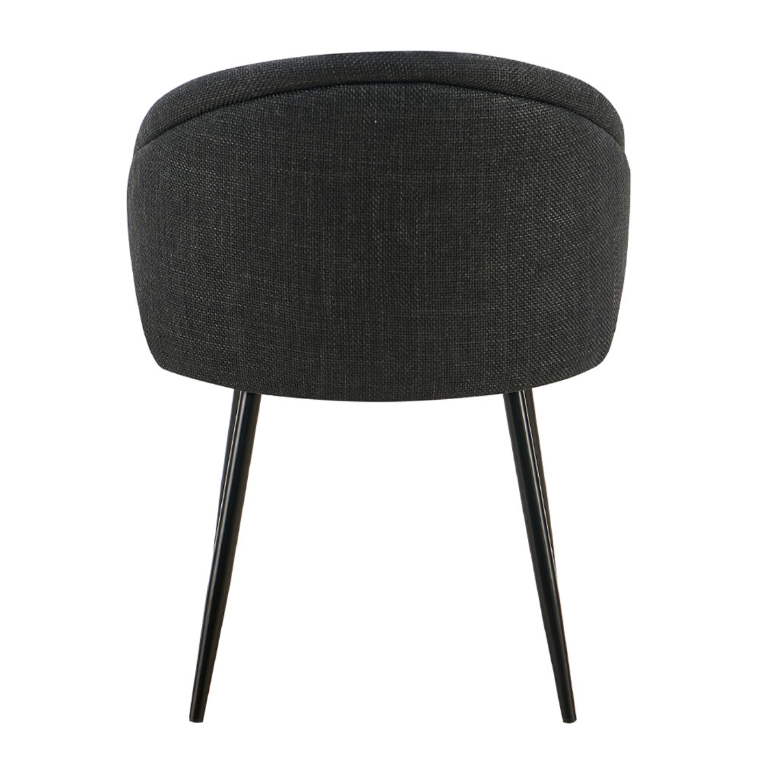 FIGARO CHAIR ARMCHAIR FABRIC ANTHRACITE METAL BLACK E1 PRC