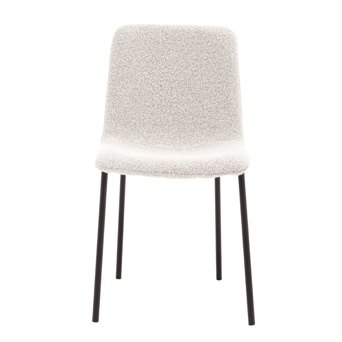 BRICK CHAIR FABRIC CREAM METAL BLACK E1 PRC