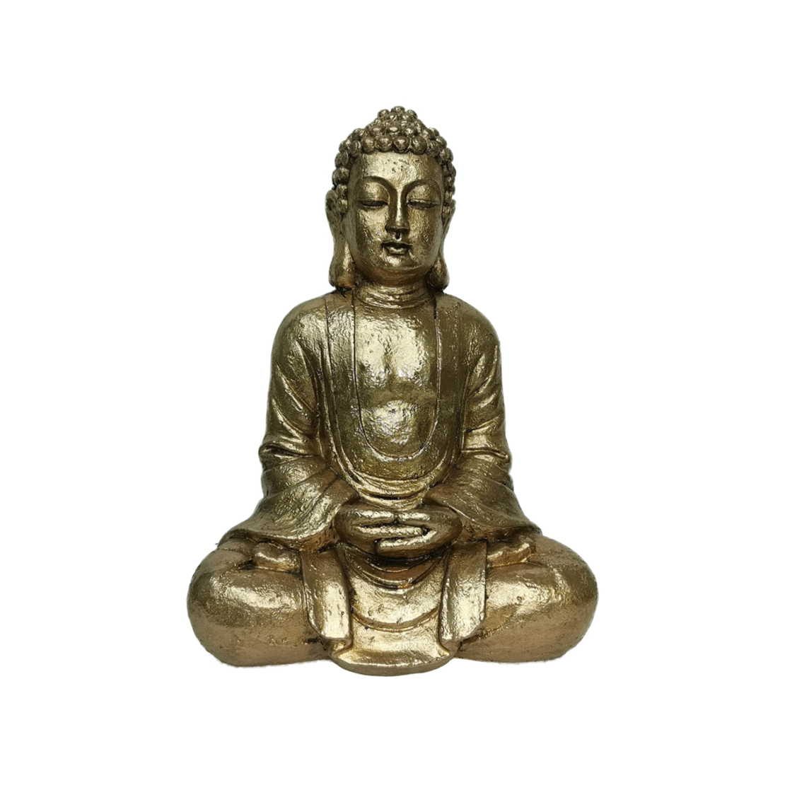 ADOM DECO BUDDHA POLYRESIN GOLD 25x17xH35cm PRC