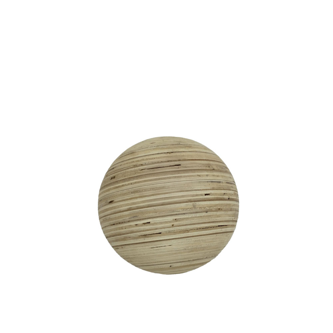 CEBO L DECO BALL 17x17x17 WOOD NATURAL