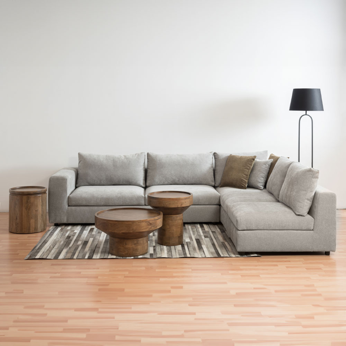 ARAB SIDE TABLE WOOD MANGO WALNUT 45x45xH50cm IN