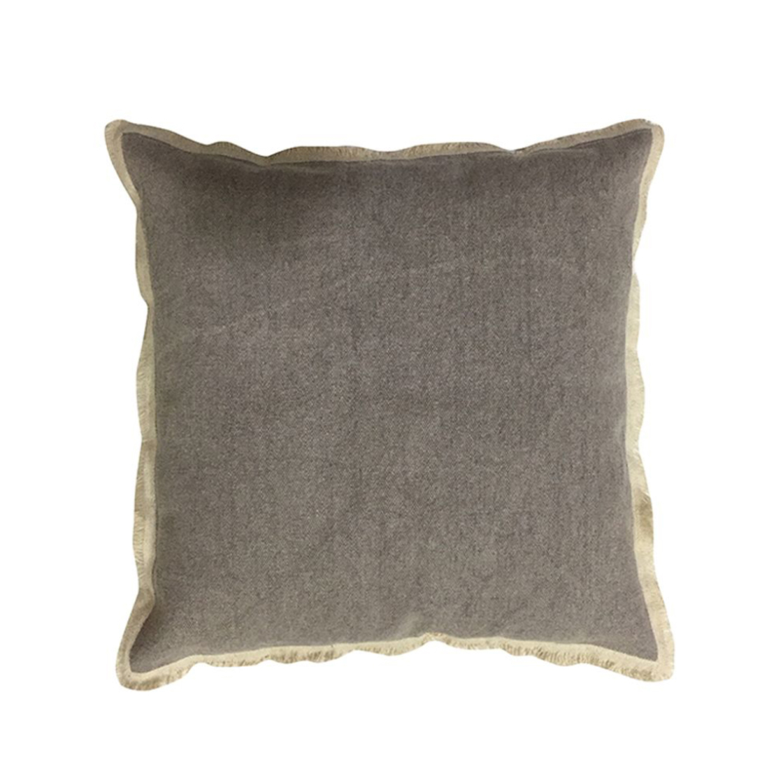 LIBELL 2 DECOR CUSHION FABRIC GREY BEIGE 45x45 IN
