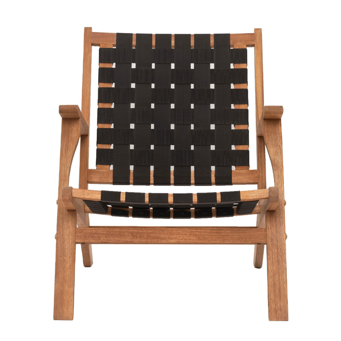 HASTAG ARMCHAIR NAYLON STRIPES BLACK NATURAL 60x76xH73cm VN