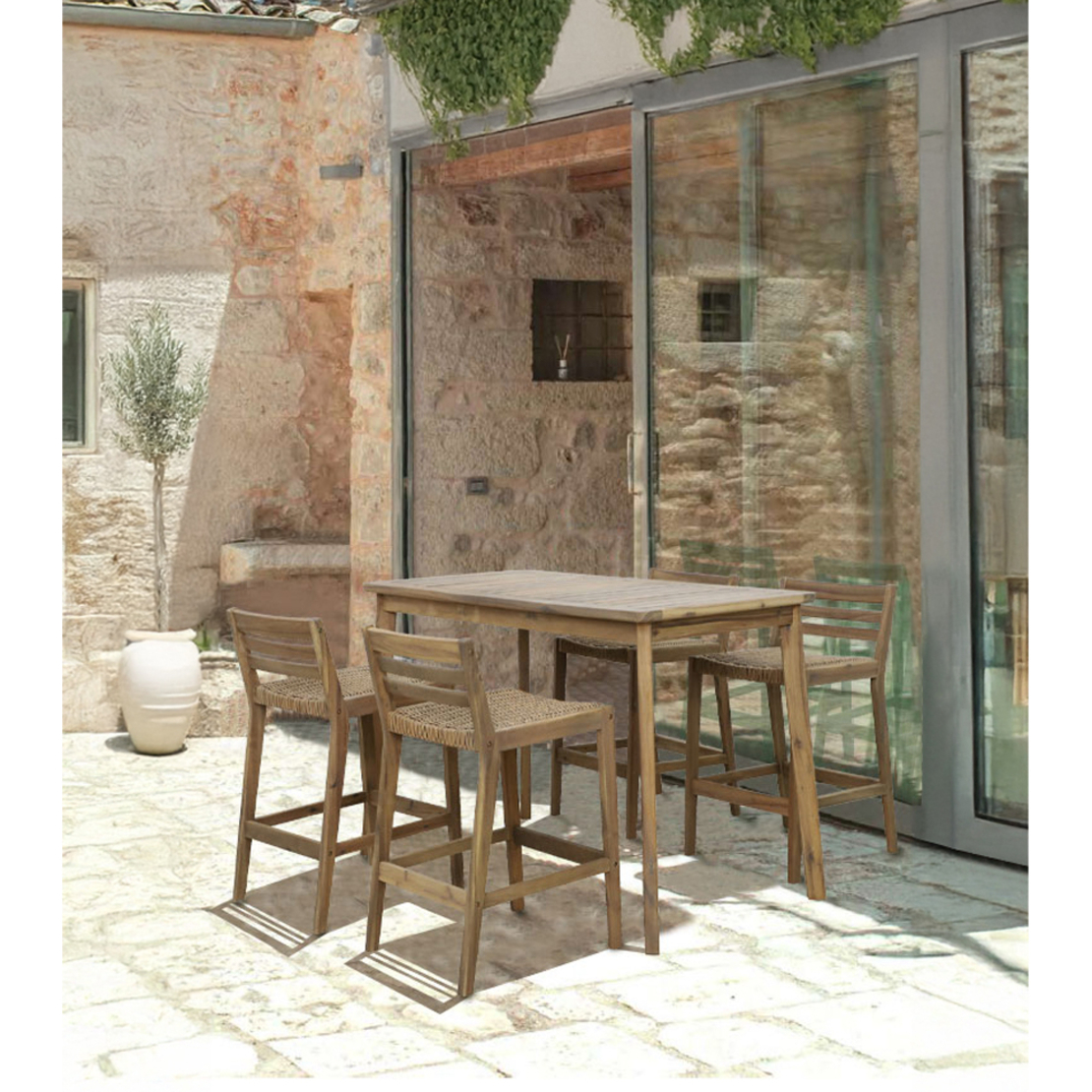 TOUJOUR BAR WOOD ACACIA NATURAL 131,5x70xH90cm VN