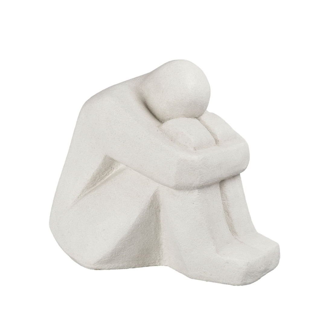 HARPER DECO FIGURE POLYRESIN WHITE 43x29,2xH37cm P