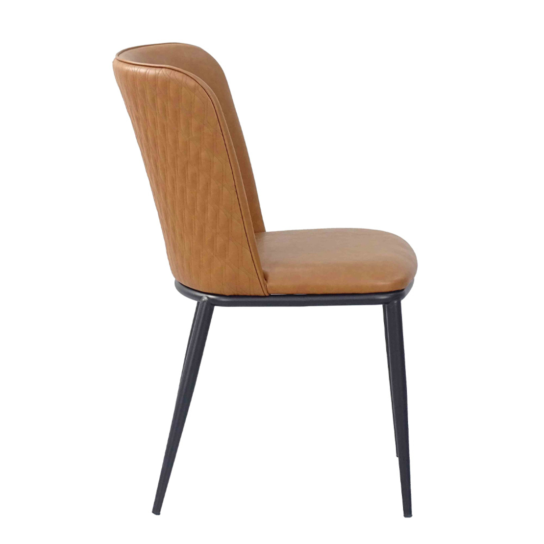 COUTURE CHAIR FABRIC CAMEL METAL BLACK PRC