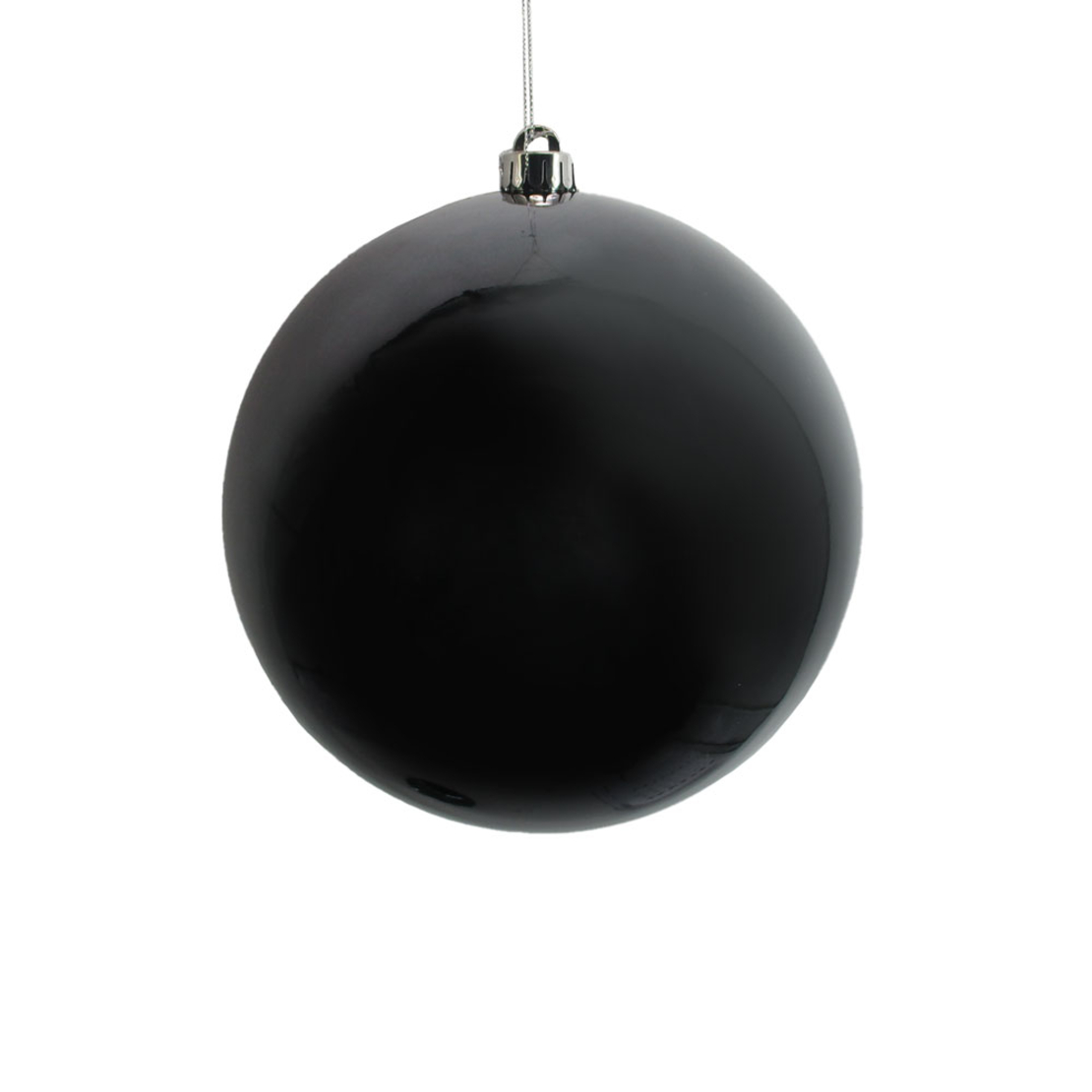 PERLA DARK CHRISTMAS BALL 20x20x20 PLASTIC BLACK