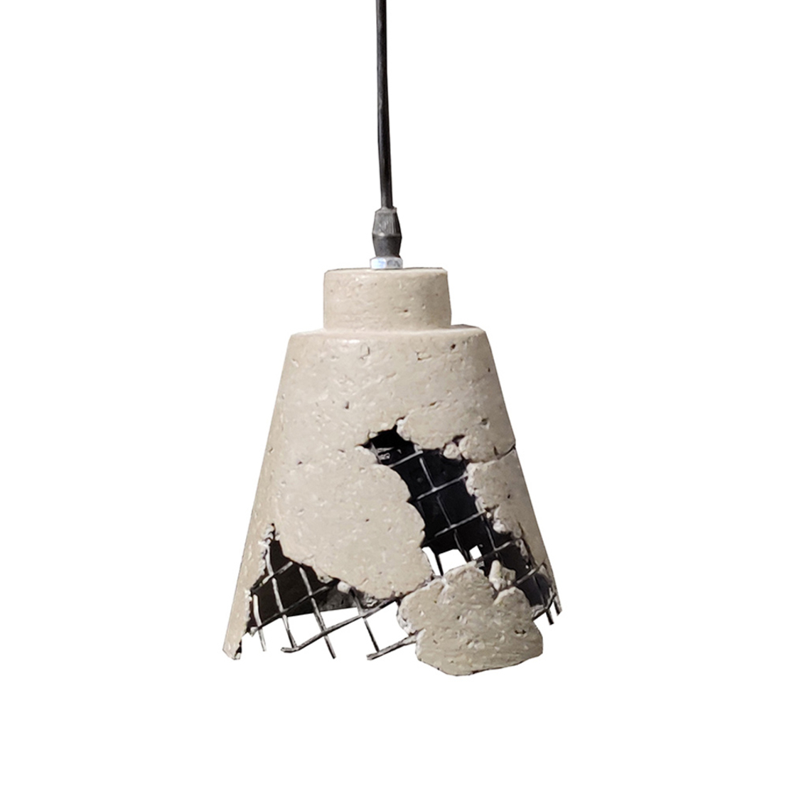 GRID 2 LAMP PENDANT CONCRETE METAL D16xH16cm IN