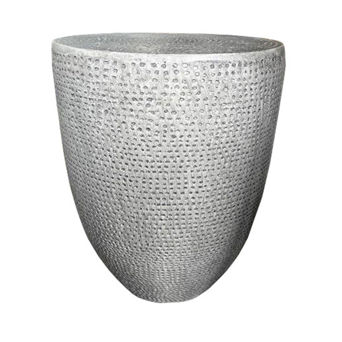 AFRICA SIDE TABLE MgO GREY 36x36xH45cm PRC