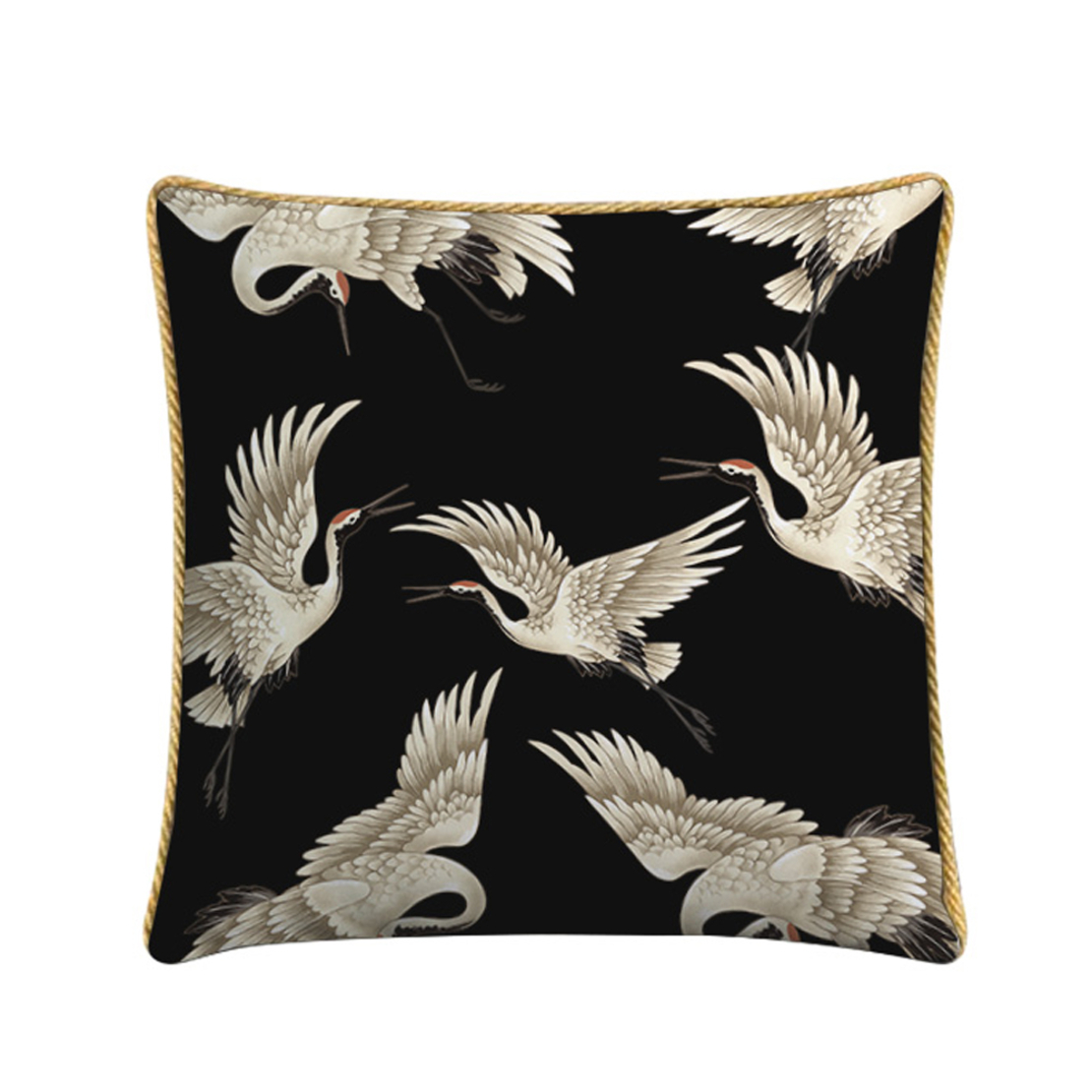 CREYR DECOR CUSHION VELVET MULTICOLOR BLACK 45x45c