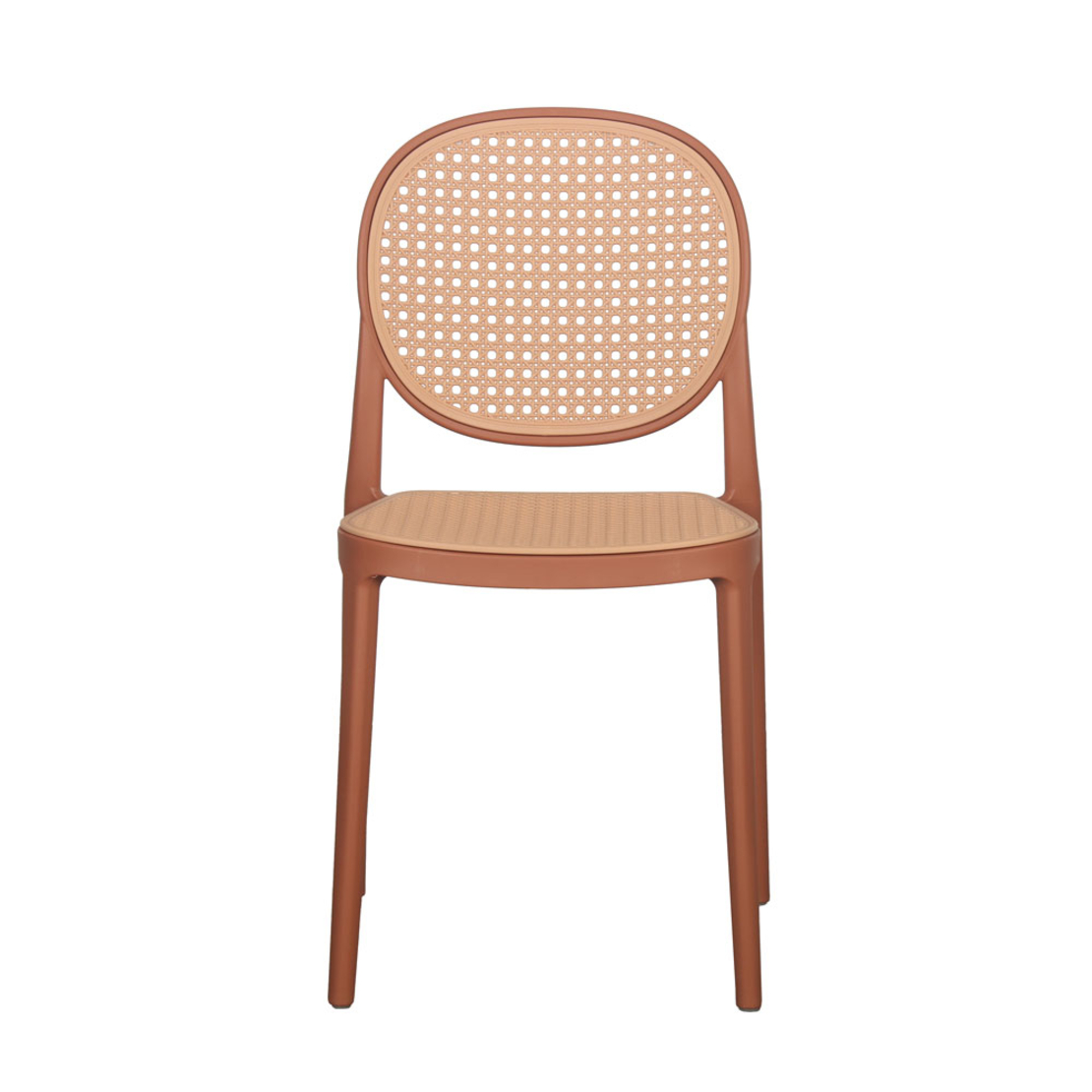RATTI CHAIR PP TERRACOTTA NATURAL PRC