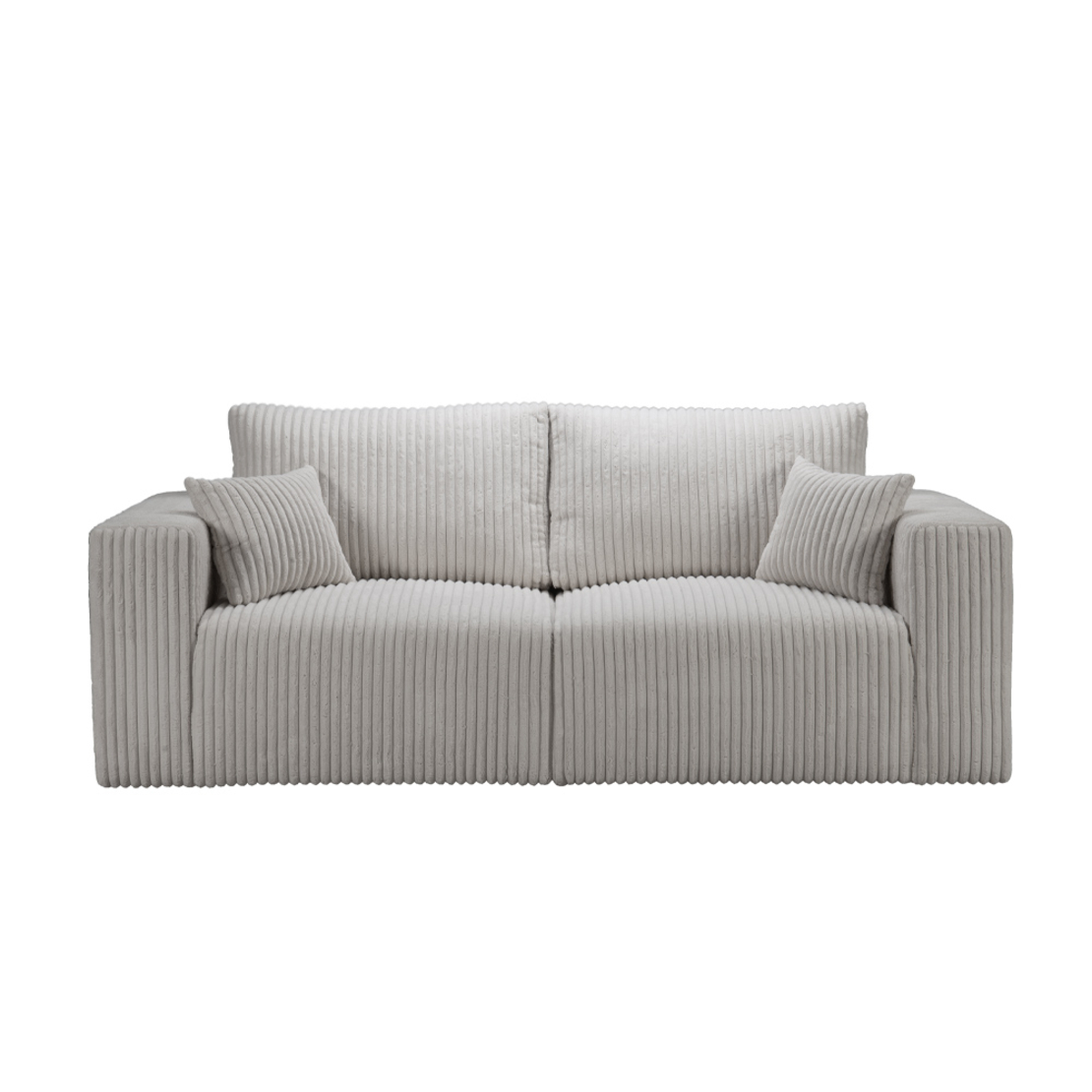 BULLET SOFA 3SEAT EASY CLEAN FABRIC GREY E1 EU