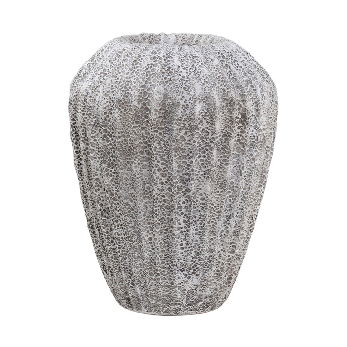 RAMBLER VASE ARTIFICIAL STONE IVORY 29x29xH36cm PR