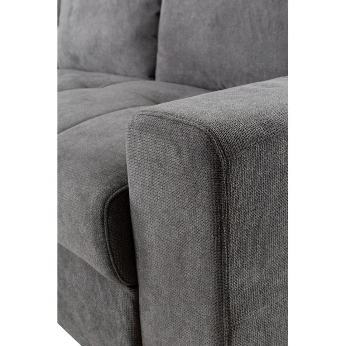 BILL SOFA BED CORNER LEFT EASY CLEAN FABRIC STONE E1 EU