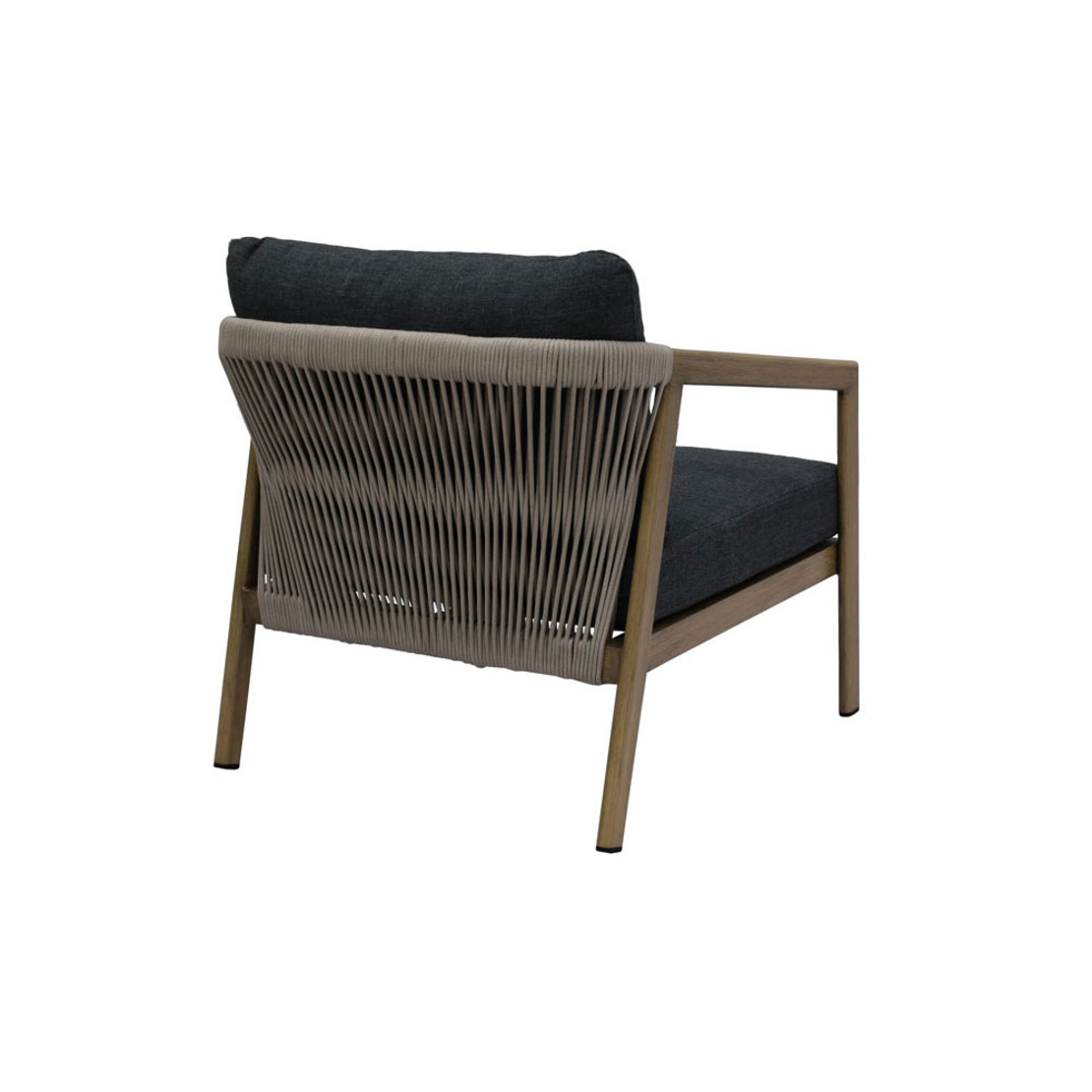 MADERA LOUNGE SET 1+2+1 ALUMINIUM NATURAL GREY PRC