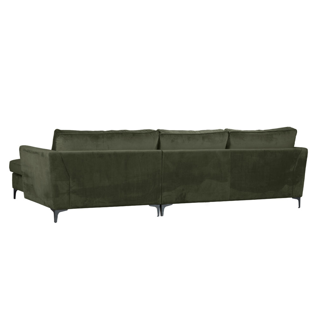 FOREVER SOFA CORNER RIGHT EASY CLEAN FABRIC OLIVE GREEN E1 EU