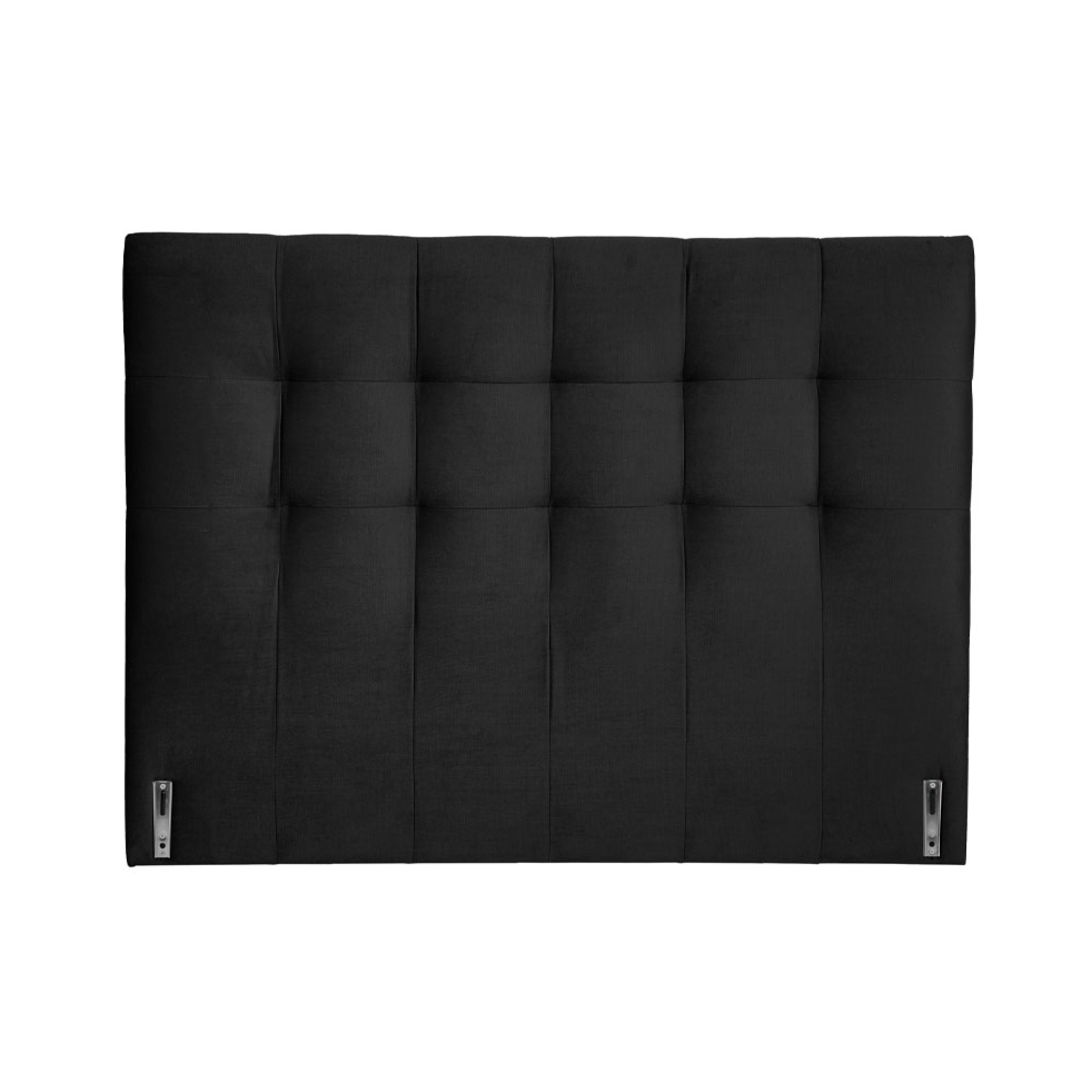 7DAYS BED WITHOUT STORAGE (FOR MATTRESS 160x200cm) FABRIC BLACK TEXAS27 FABRIC E1 EU