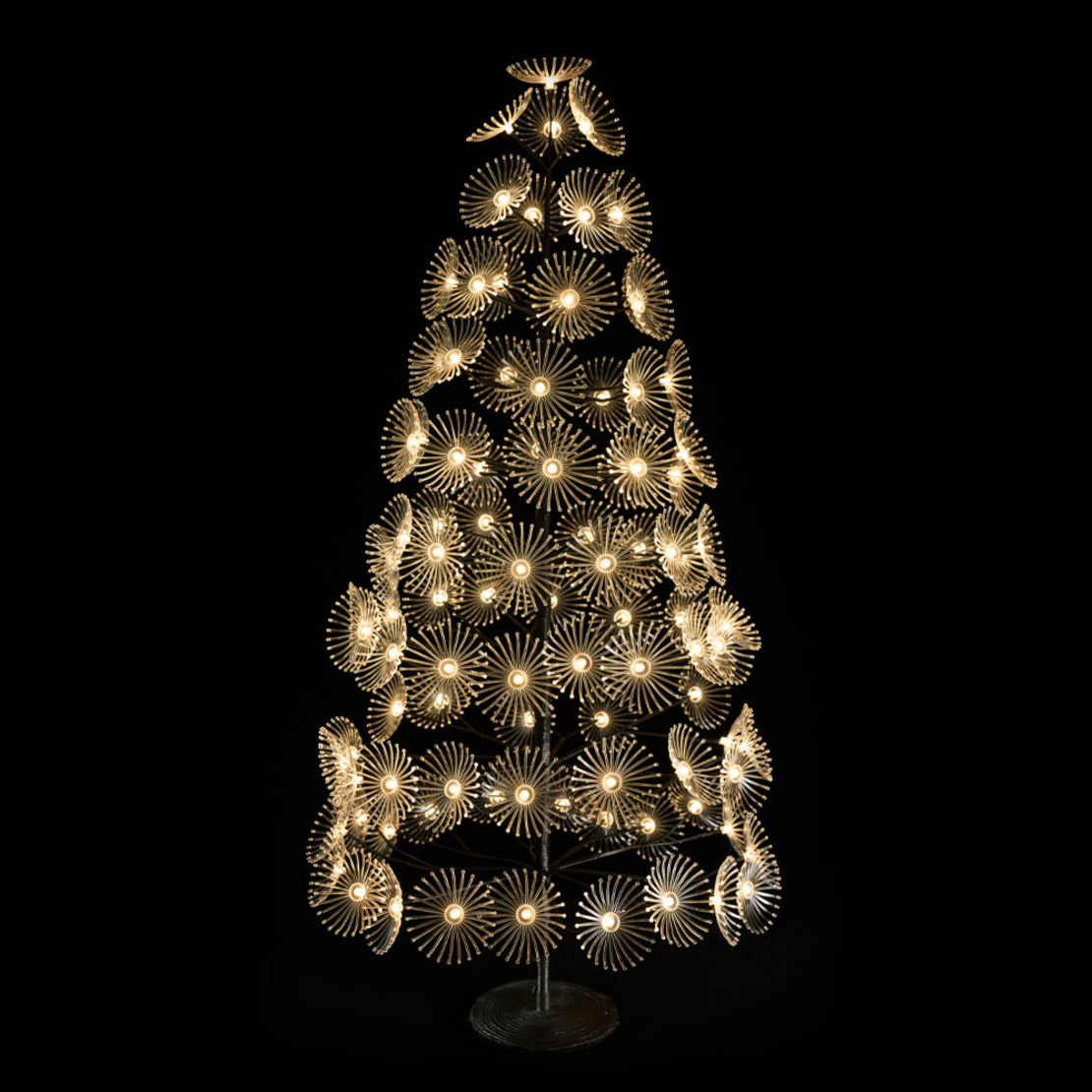 XMAS GLOW FLOWER 210 LED TREE WARM LIGHT ΧΑΛΚΟΣ PV