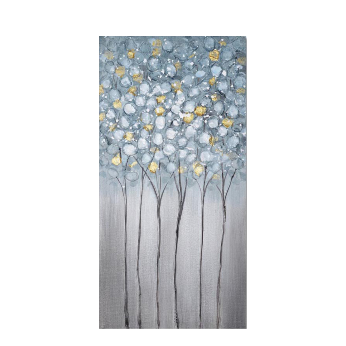 LISOV BLUE PAINTING CANVAS MULTICOLOR 30x60xH2,5cm