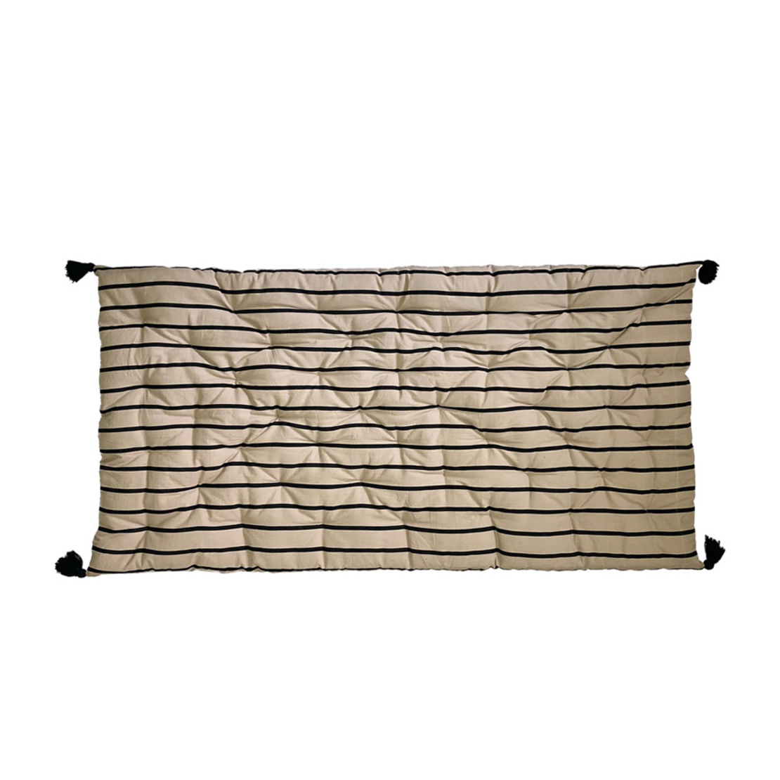 SOFT FLOOR CUSHION FABRIC BEIGE GREY DARK IN