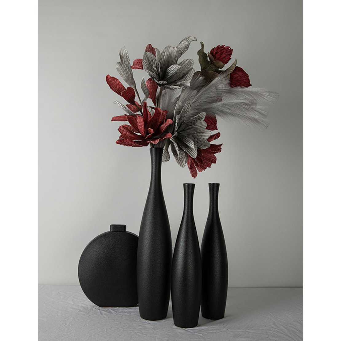LIAB 1 ARTIFICIAL FLOWER EVA FOAM BORDEAUX H110cm