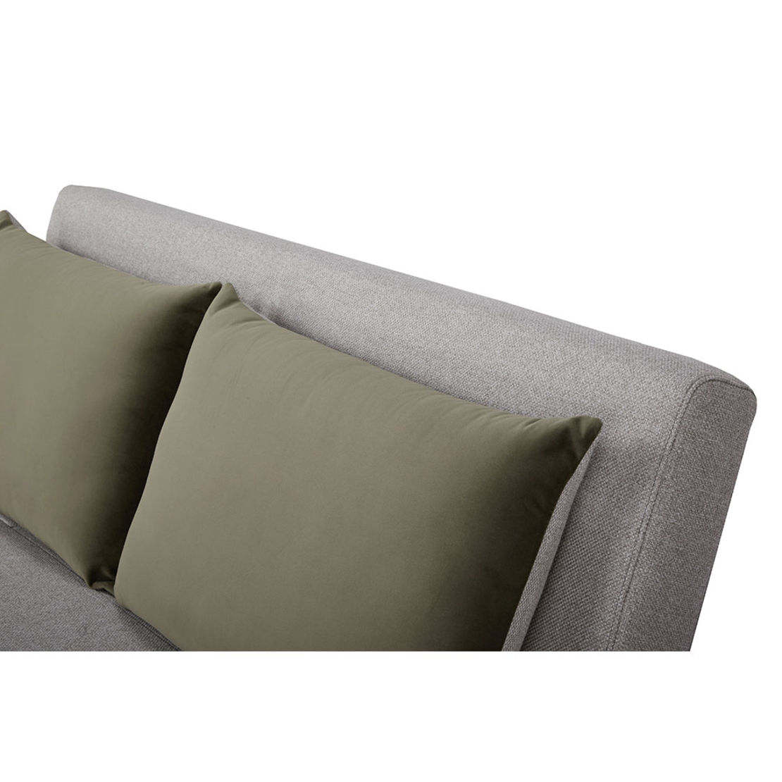 RAFAL SOFA BED 2SEAT FOLDING FABRIC GREZ OLIVE GREEN E1 PRC