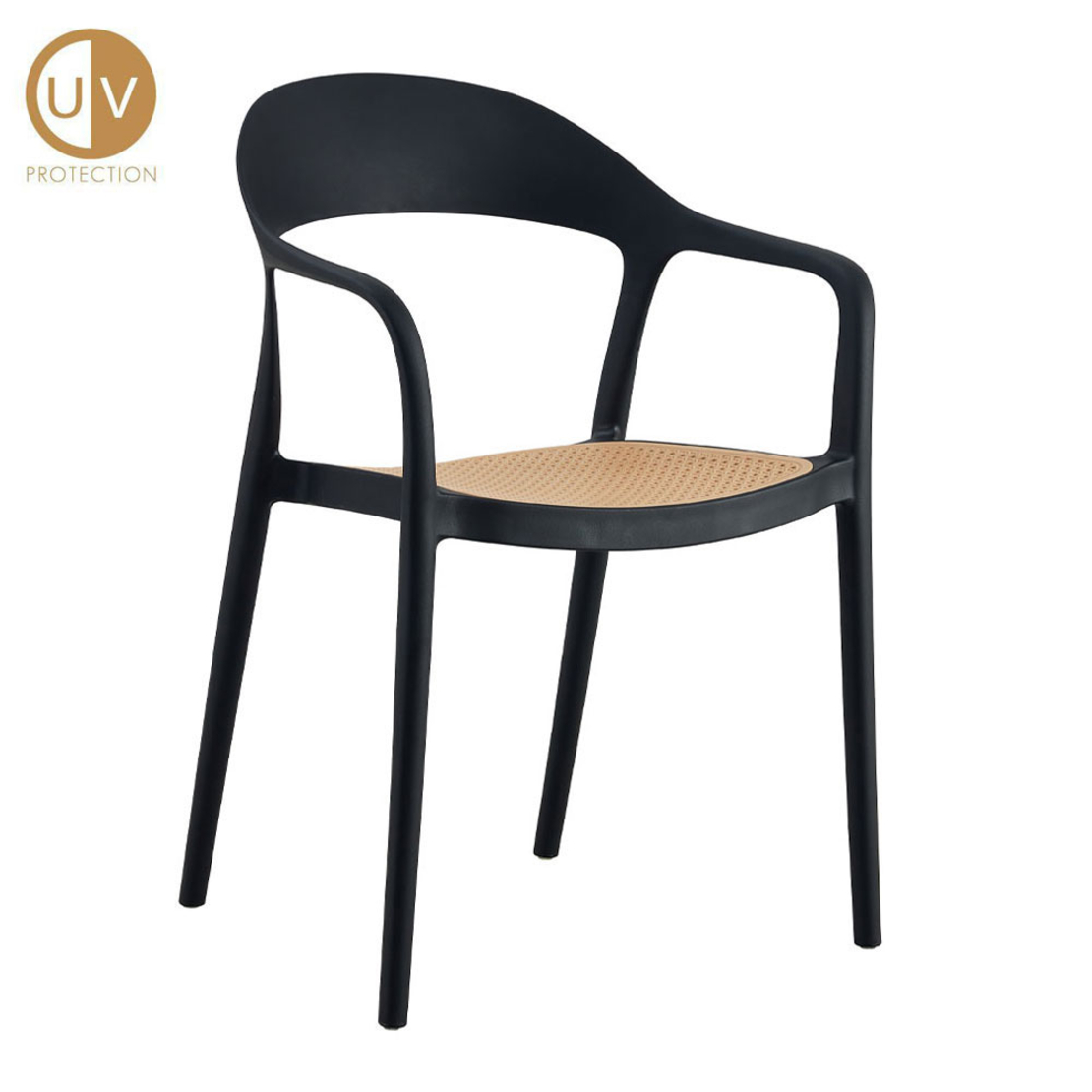 BISTROT CHAIR PP BLACK NATURAL PRC