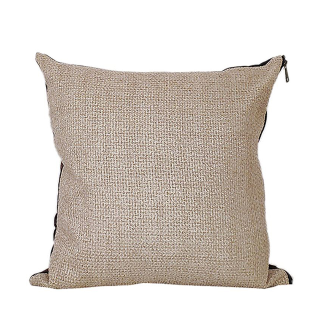 GLAM DECOR CUSHION FABRIC POLYESTER RUSTY RED BEIG