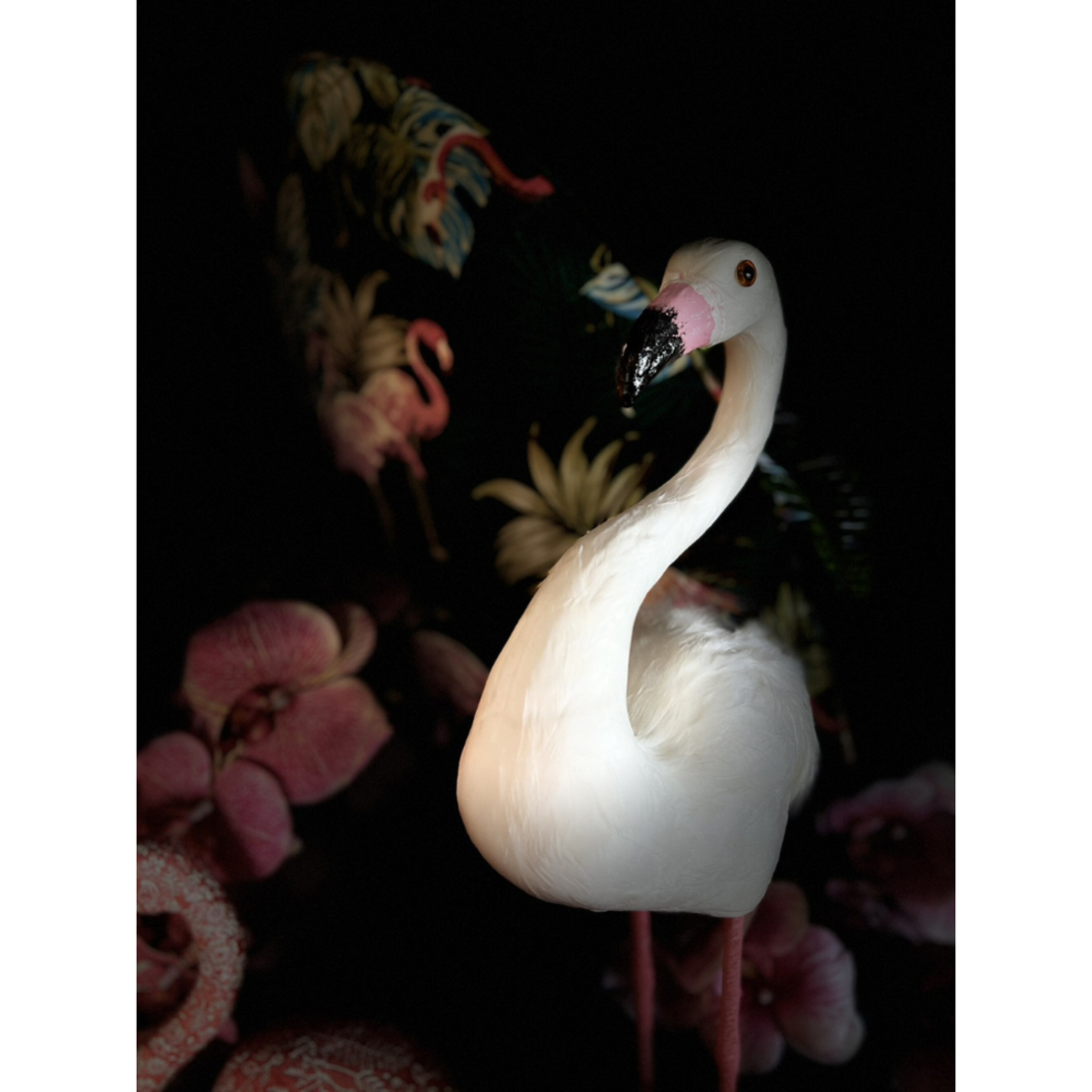GRAN FLAMINGO DECO FLAMINGO POLYFOAM WHITE H52cm P