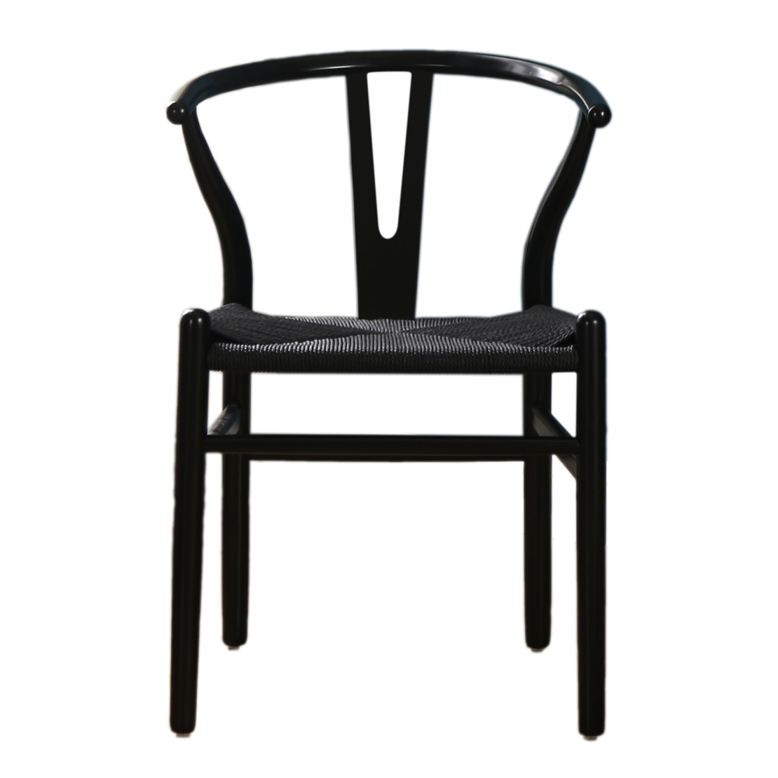 BONE CHAIR WOOD ΒΕΕCH BLACK ROPE PRC